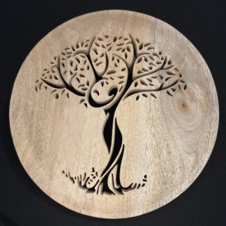 Arbre de vie « silhouette », support manguier naturel.